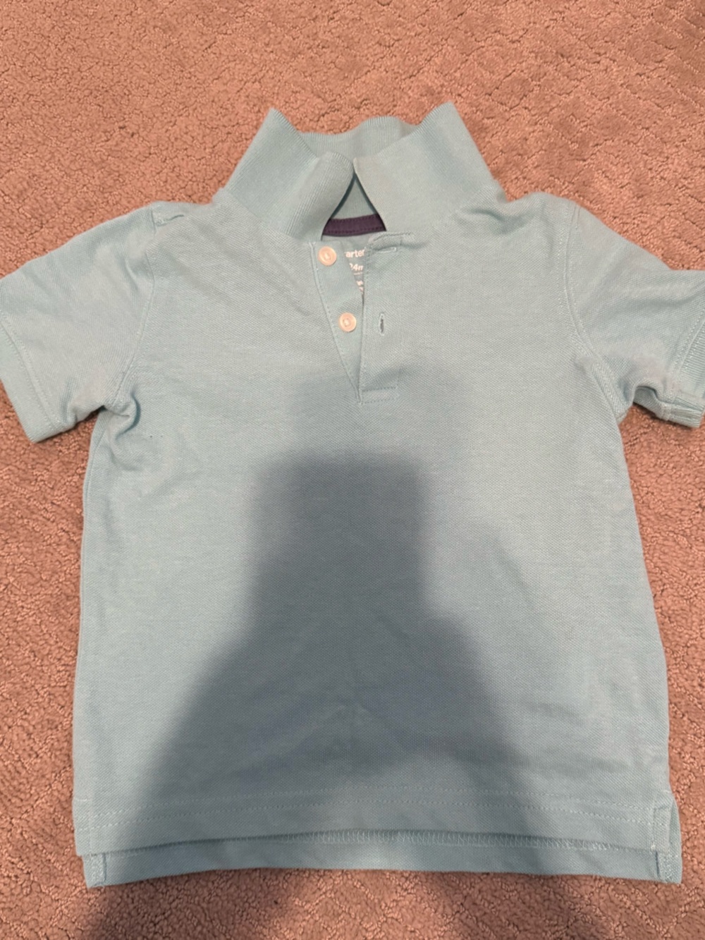 Carter's Light Teal Boys Polo Shirt